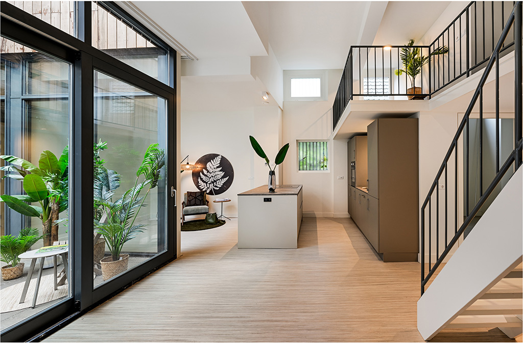 vier appartementen in voormalige werkplaats aan het Spaarne